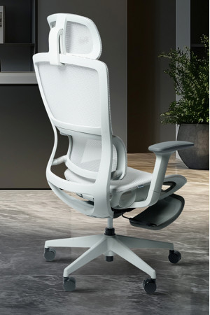 Живые фото Кресло SPARX Luster (Лустер) White/White белый/белый