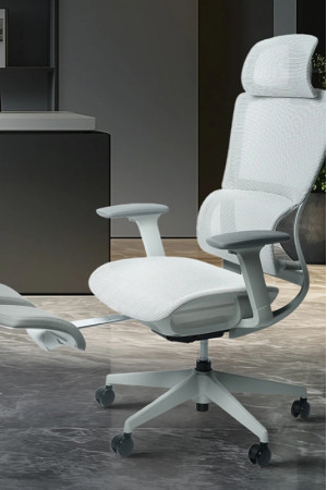 Живые фото Кресло SPARX Luster (Лустер) White/White белый/белый