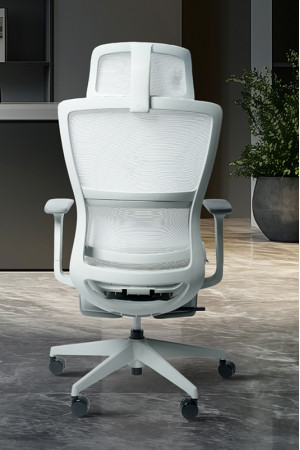 Живые фото Кресло SPARX Luster (Лустер) White/White белый/белый