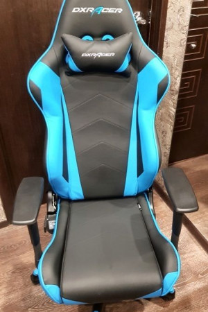 Живые фото Кресло DXRacer OH/RE0/NB