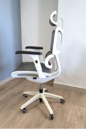 Живые фото Кресло ERGOSTYLE Vision White