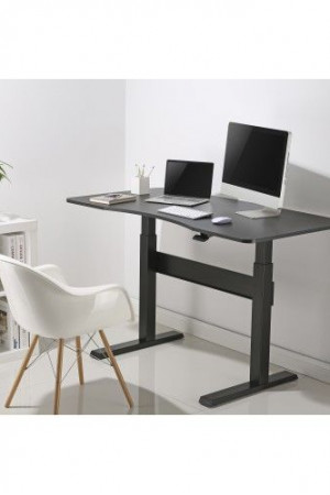 Живые фото Пневматический стол Air Desk (L) черный