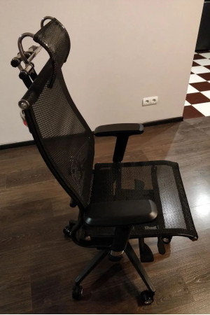 Живые фото Кресло Metta Samurai Black Edition
