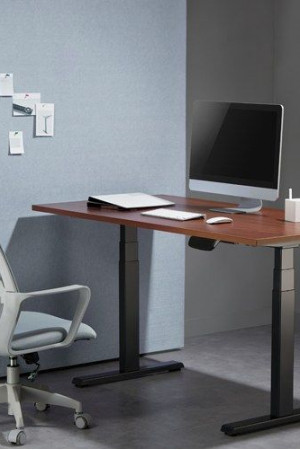 Живые фото Стол с регулируемой высотой Ergo Desk Pro White 138*80*1,8