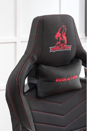 Живые фото Кресло EVOLUTION NOMAD Black/Red 