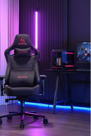 Живые фото Кресло EVOLUTION NOMAD Black/Red 