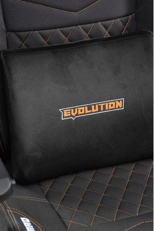 Живые фото Кресло EVOLUTION NOMAD Black/Orange