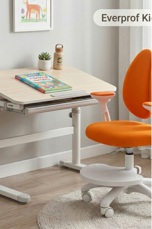 Живые фото Кресло ортопедическое Everprof Kids 104 оранжевый