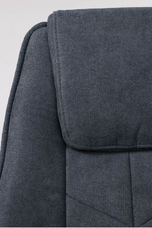 Живые фото Кресло Akshome KAPRAL (Капрал) ткань серый