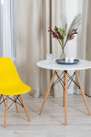 Живые фото Стул TetChair Secret De Maison Сindy (EAMES) mod. 001 желтый
