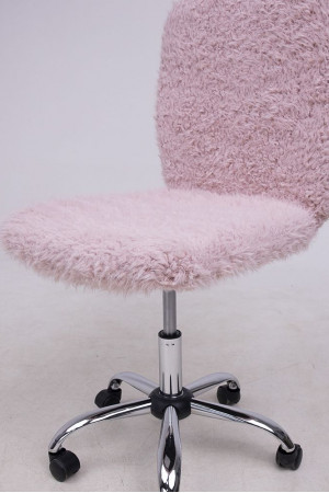 Живые фото Кресло AksHome FLUFFY (флуффи) розовый