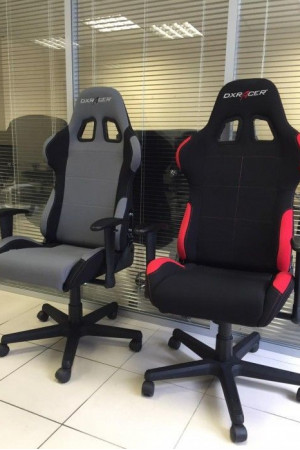 Живые фото Кресло DXRacer OH/FD01/NR