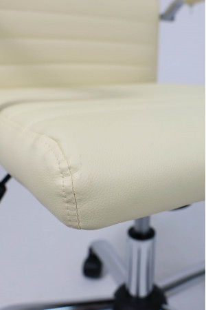 Живые фото Кресло AksHome Elegance (Элеганс) Light Eco кремовый
