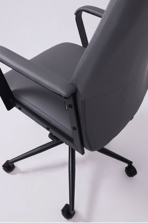 Живые фото Кресло AksHome EDISON (Эдисон) Eco серый