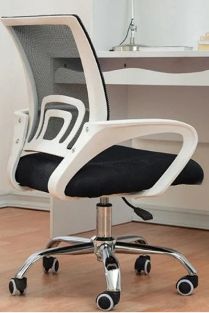 Живые фото Кресло SitUp MIX 696 White chrome (сетка Dark Gray/Dark Gray)