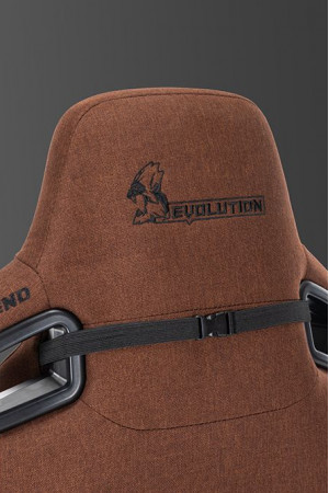 Живые фото Кресло EVOLUTION LEGEND BROWN коричневый