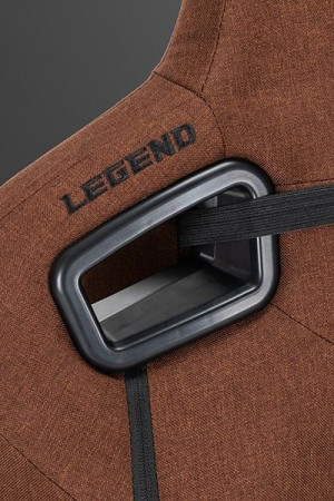 Живые фото Кресло EVOLUTION LEGEND BROWN коричневый