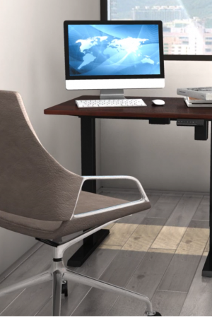 Живые фото Стол с регулируемой высотой Electric Desk Compact Black 136*80*3,6 см