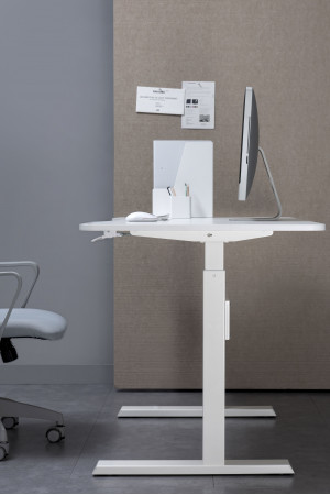Живые фото Пневматический стол Air Desk (S) белый