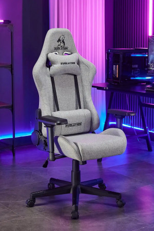 Живые фото  Кресло Evolution Tactic PRO Grey серый