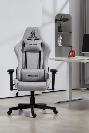 Живые фото  Кресло Evolution Tactic PRO Grey серый