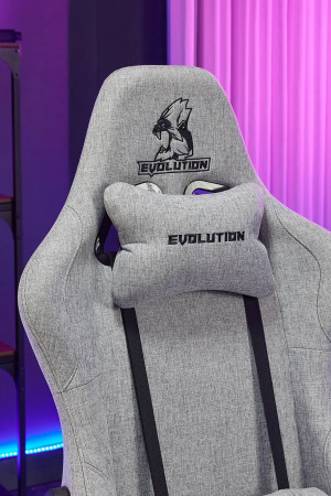 Живые фото  Кресло Evolution Tactic PRO Grey серый