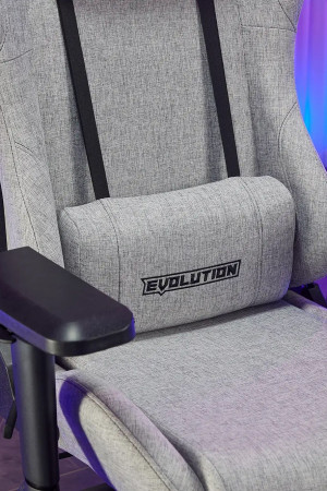 Живые фото  Кресло Evolution Tactic PRO Grey серый