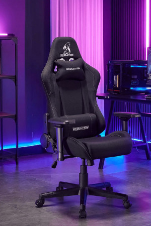 Живые фото  Кресло Evolution Tactic PRO Black черный