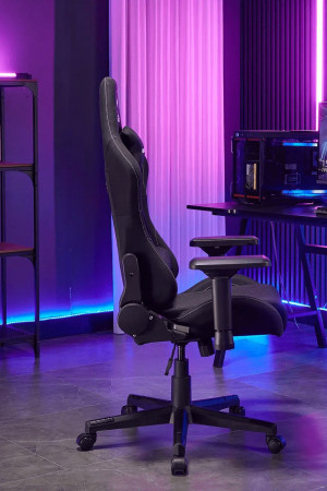 Живые фото  Кресло Evolution Tactic PRO Black черный