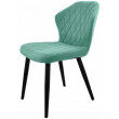Стул  Гальваник Бергамо ткань Catania Aquamarine / черный купить в Минске
