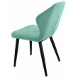 Стул  Гальваник Бергамо ткань Catania Aquamarine / черный купить в Минске