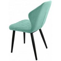 Стул  Гальваник Бергамо ткань Catania Aquamarine / черный купить в Минске