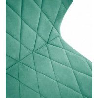 Стул  Гальваник Бергамо ткань Catania Aquamarine / черный купить в Минске