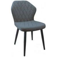 Стул Гальваник Бергамо ткань Catania Enigma 11 / черный