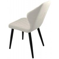 Стул Гальваник Бергамо ткань Catania Ivory / черный купить в Минске