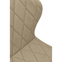 Стул  Гальваник Бергамо ткань Catania Latte / черный купить в Минске