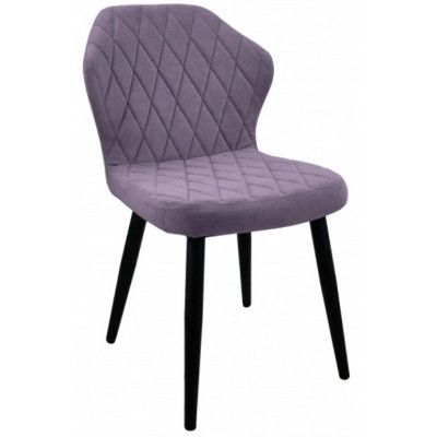 Стул  Гальваник Бергамо ткань Catania Lavender / черный купить в Минске