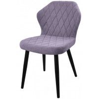 Стул Гальваник Бергамо ткань Catania Lavender / черный купить в Минске Стул Гальваник Бергамо ткань Catania Lavender / черный купить в Минске