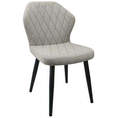 Стул  Гальваник Бергамо ткань Catania Smoke / черный купить в Минске