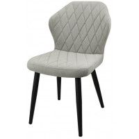 Стул  Гальваник Бергамо ткань Catania Smoke / черный купить в Минске