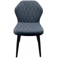 Стул  Гальваник Бергамо ткань Catania Steel / черный купить в Минске