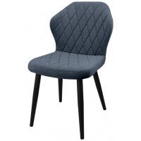 Стул  Гальваник Бергамо ткань Catania Steel / черный купить в Минске