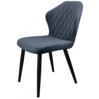 Стул  Гальваник Бергамо ткань Catania Steel / черный купить в Минске