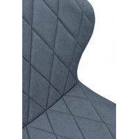 Стул  Гальваник Бергамо ткань Catania Steel / черный купить в Минске