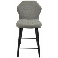 Стул Гальваник Бергамо полубарный ткань Catania Smoke / черный купить в Минске Стул Гальваник Бергамо полубарный ткань Catania Smoke / черный купить в Минске