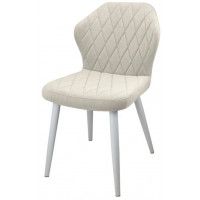 Стул  Гальваник Бергамо ткань Catania Ivory / белый купить в Минске
