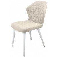 Стул  Гальваник Бергамо ткань Catania Ivory / белый купить в Минске