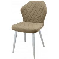 Стул  Гальваник Бергамо ткань Catania Latte / белый купить в Минске