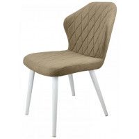 Стул  Гальваник Бергамо ткань Catania Latte / белый купить в Минске