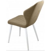 Стул  Гальваник Бергамо ткань Catania Latte / белый купить в Минске